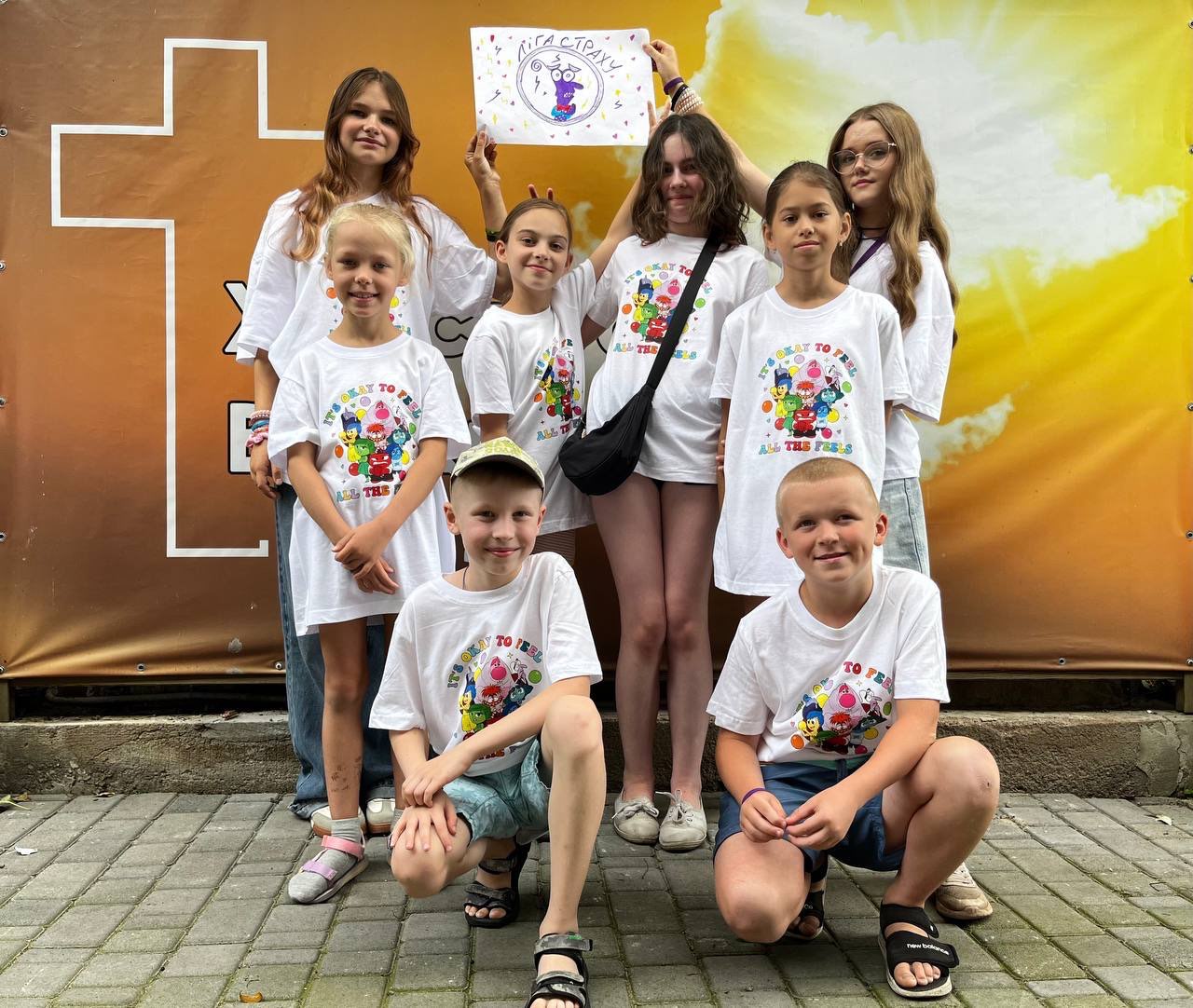 Children participating in Vacation Bible School in Ukraine