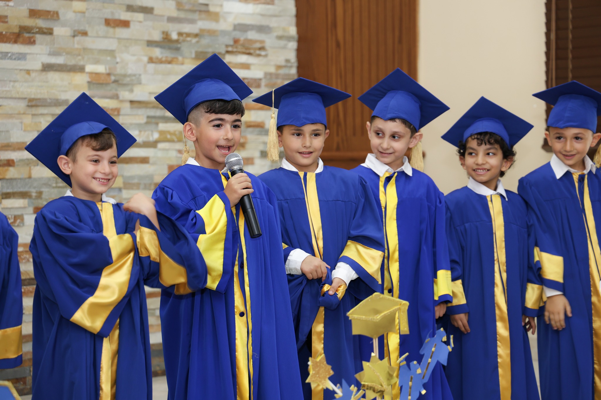 Children and leaders at Nazarene school