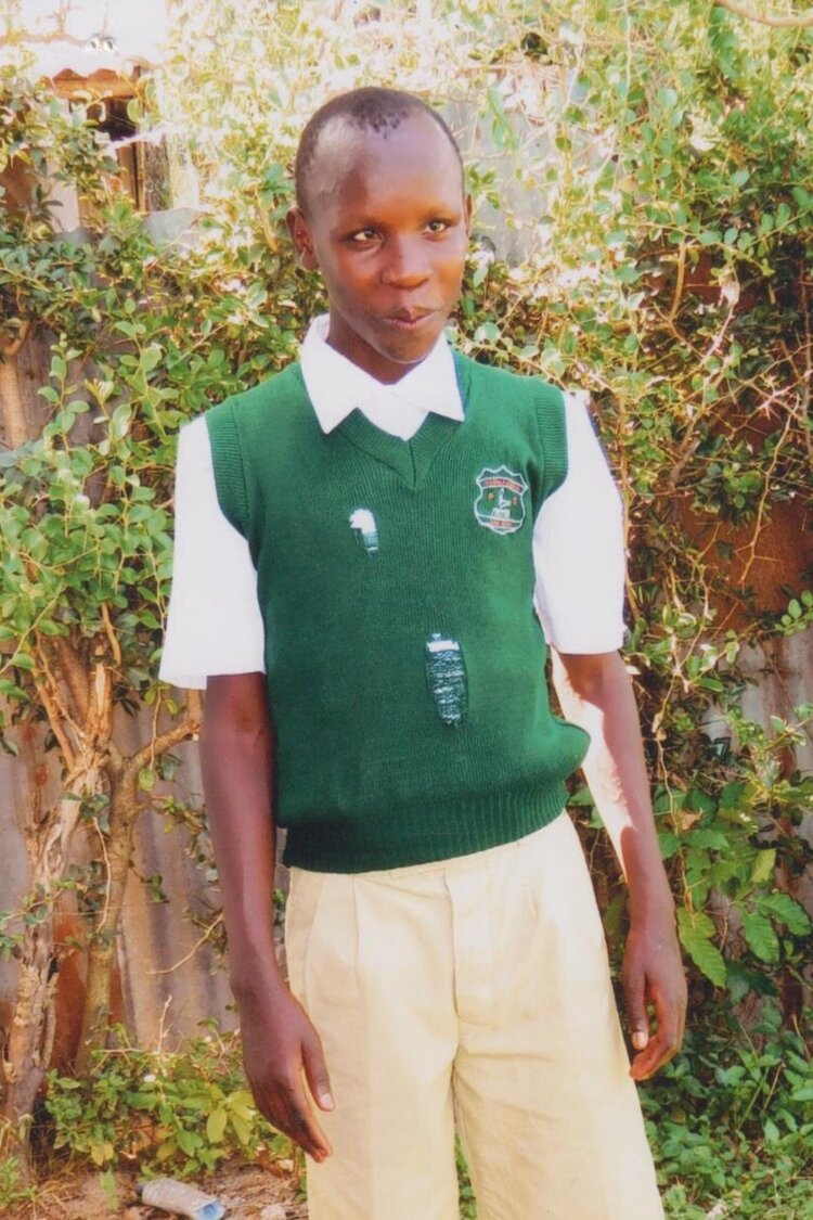 A boy in 11th grade from Kenya