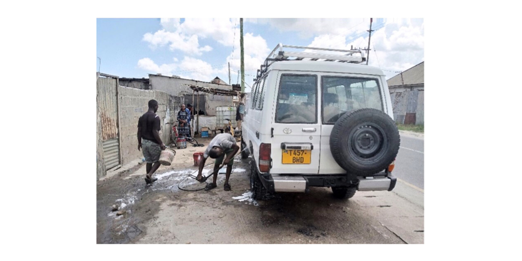 Car Wash in Tanzania