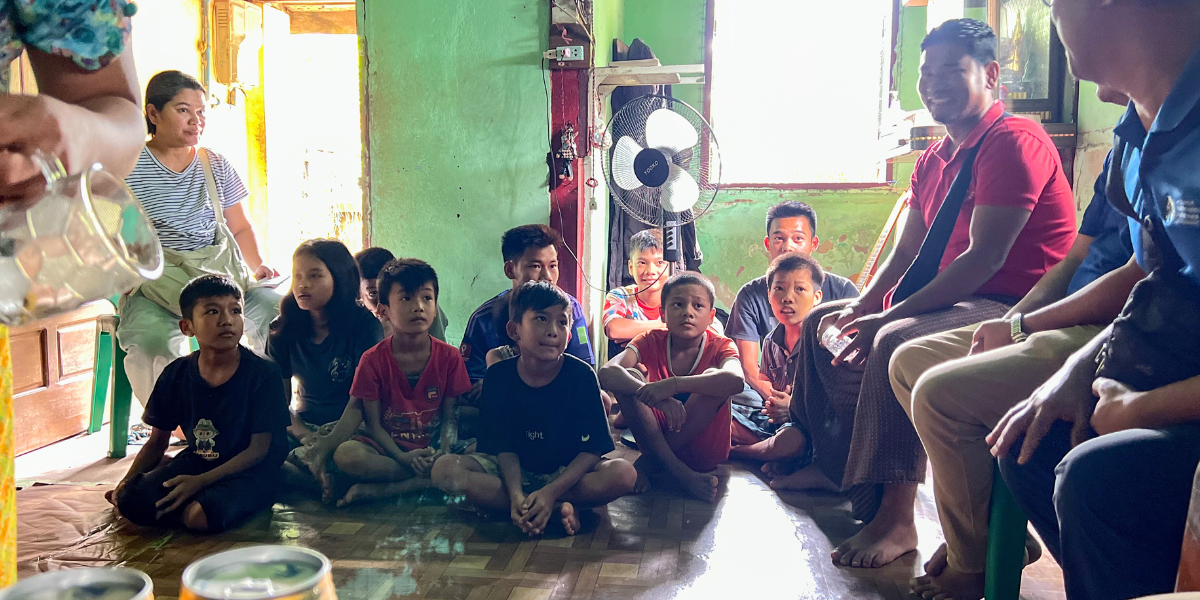 Children in Myanmar