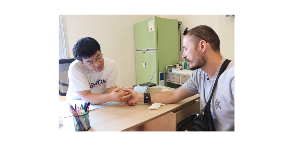 treatment at the clinic