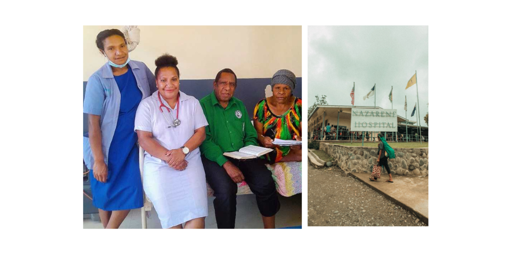 Staff at Nazarene General Hospital