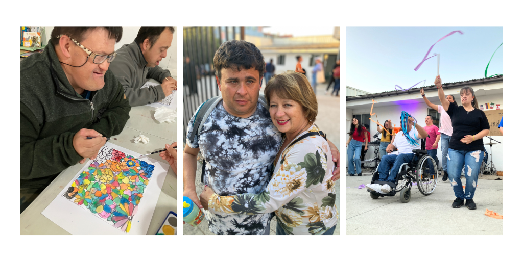 scenes from the adult day care program