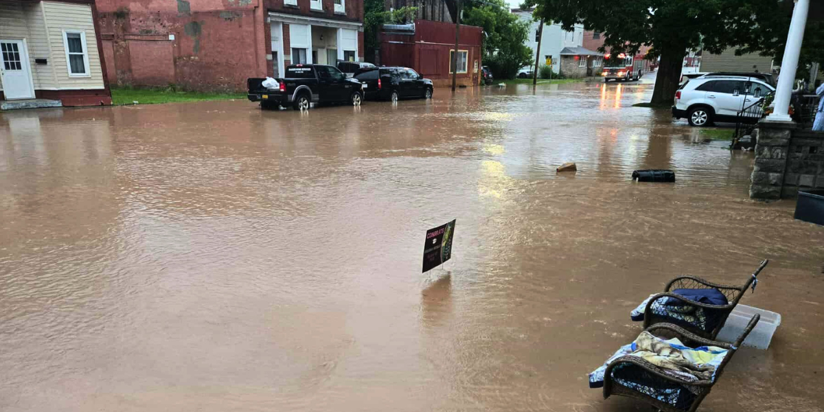 Flooding in Canastota