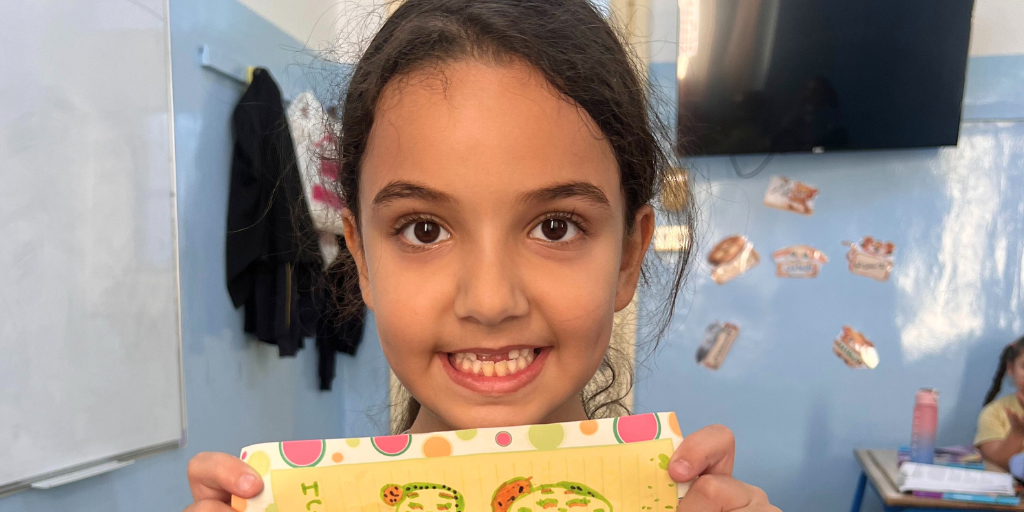 Lina*, a student at the Nazarene school