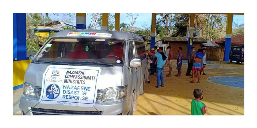 relief ministry in St. Bernard after Typhoon Rai