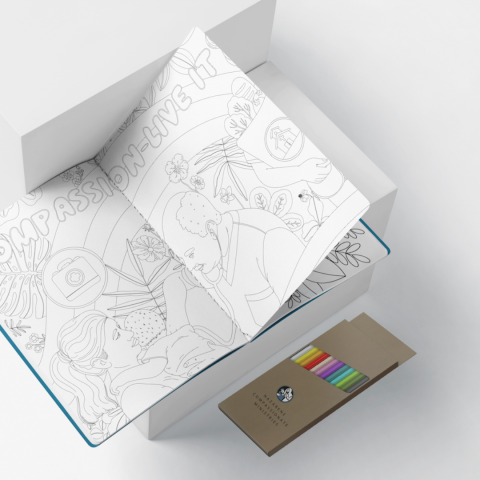 Coloring Books and Pencils