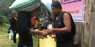 Food distribution in Nepal