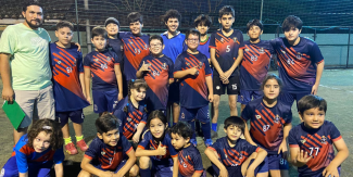 soccer team at a child development center in Paraguay