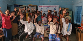 Hygiene training in India 